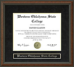 Western Oklahoma State College (WOSC) Diploma Frame