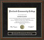 Portland Community College (PCC) Diploma Frame