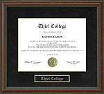 Thiel College Diploma Frame