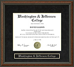 Washington & Jefferson College (W&J) Diploma Frame