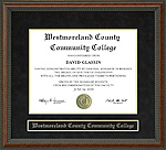 Westmoreland County Community College (WCCC) Diploma Frame