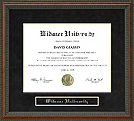Widener University Diploma Frame