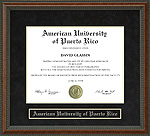 American University of Puerto Rico (AUPR) Diploma Frame