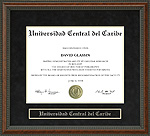 Universidad Central del Caribe Diploma Frame