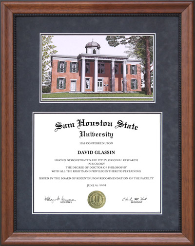 Home Furniture Houston on Home College And University Diploma Frames Texas Colleges Sam