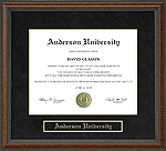 Anderson University Diploma Frame