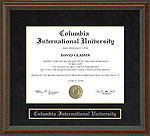 Columbia International University (CIU) Diploma Frame