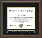 Piedmont Technical College (PTC) Diploma Frame