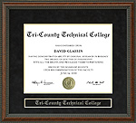 Tri-County Technical College (TCTC) Diploma Frame
