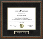 Bethel College Diploma Frame