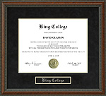 King College Diploma Frame