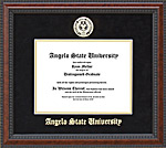 Angelo State University Diploma Frame with School Seal