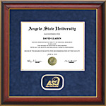 Angelo Diploma Frame with Embossed ASU Logo
