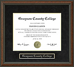 Grayson County College Diploma Frame