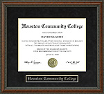 Houston Community College Diploma Frame