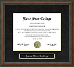 Lone Star College Diploma Frame