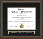 Parker College of Chiropractic Diploma Frame