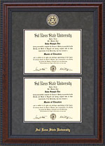 SRSU Double Diploma Frame with School Seal