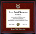 Texas A&M Embossed Designer Diploma Frame