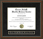Texas A&M Health Science Center Diploma Frame