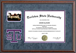 Tarleton State University Diploma Frame with Bevel Cut Logo