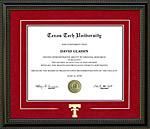 Texas Tech Diploma Frame with Bevel Mat Accent