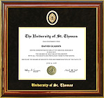 University of St. Thomas Diploma Frame with Medallion