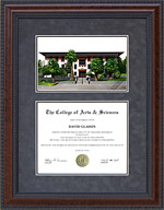 UT El Paso (UTEP) Diploma Frame with Campus Lithograph