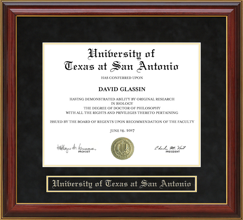 utsa diploma