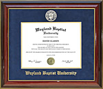 Wayland Baptist University Designer Diploma Frame