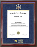 Texas Wesleyan Designer Law Frame
