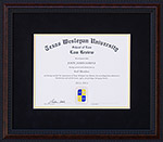 Law Review Certificate Frame