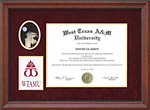West Texas A&M Diploma Frame with Campus Photo