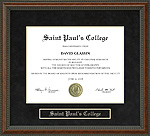 Saint Paul's College Diploma Frame