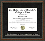 The University of Virginia's College at Wise (UVa-Wise) Diploma Frame