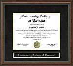 Community College of Vermont (CCV) Diploma Frame