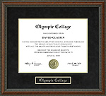 Olympic College Diploma Frame