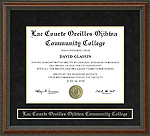 Lac Courte Oreilles Ojibwa Community College (LCOOCC) Diploma Frame