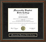 Maranatha Baptist Bible College Diploma Frame