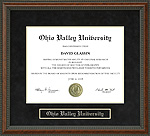 Ohio Valley University (OVU) Diploma Frame