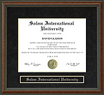 Salem International University Diploma Frame
