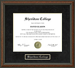 Sheridan College Diploma Frame