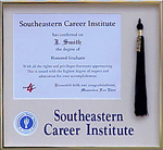 Southeastern Career Institute Diploma Frame