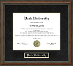 Park University Diploma Frame