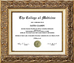 Signature Diploma Frame with Pongee Silk Liner