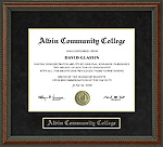 Alvin Community College Diploma Frame