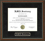 BMA Seminary Diploma Frame