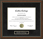 Collin College Diploma Frame