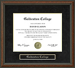 Galveston College Diploma Frame