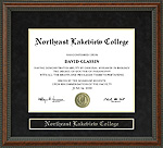 Northeast Lakeview College Diploma Frame